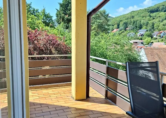 3 Bedroom Burgpanorama Im Haus Frey Mit Ausblick, 2 Baeder, Parken Vor Dem Haus, Balkon, Kueche 莱因斯韦勒