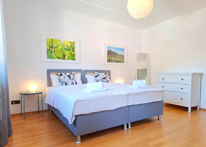 3 Bedroom Burgpanorama Im Haus Frey Mit Ausblick, 2 Baeder, Parken Vor Dem Haus, Balkon, Kueche 公寓 莱因斯韦勒